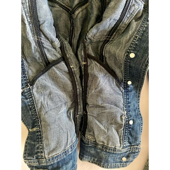 Sybilla Jean jacket woman’s/teens cute butterfly emblem size S - Picture 9 of 11